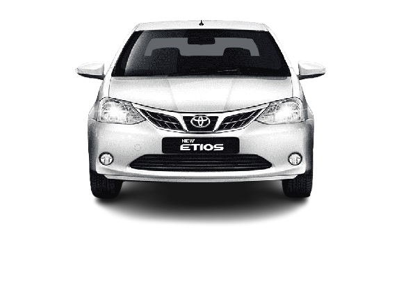 Toyota Etios on rent in gurugram for both local and outstation trip
